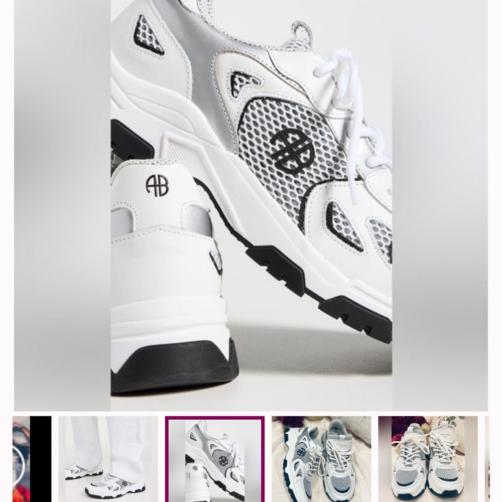 ANINE BING White Brody Sneakers low top